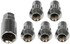 712-628.5 by DORMAN - Wheel Nut Lock Chrome Acorn Set M14-1.50