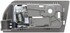 81780 by DORMAN - Interior Door Handle - Rear Right - Stone(Gray)+Chrome