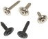 02406 by DORMAN - Black And Chrome Trim Assortment