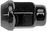 711-205A by DORMAN - Black Bulge Seat Acorn Wheel Nut - 1/2-20