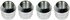 712-1006 by DORMAN - M14-2.0 Chrome Wheel Nut