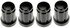 712-616 by DORMAN - Black Chrome Spline Drive Lock Set M14-1.50