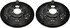 924-233 by DORMAN - Brake Backing Plate - 1 Pair