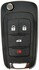 99121 by DORMAN - Keyless Entry Remote - 4 Button