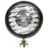633W by TRUCK-LITE - Signal - Stat Par 46 6 In. Round Halogen Work Light, Black, 1 Bulb, Stripped End, 12V