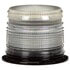 6600W by TRUCK-LITE - Signal-Stat Beacon Light - Gas Discharge, Low Profile Beacon, Clear Lens, Permanent Mount/Pipe Mount, Class I, Hardwired, Stripped End, 12V