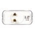 15200C by TRUCK-LITE - 15 Series Utility Light - Incandescent, 1 Bulb, Rectangular Clear Lens, 12V, Bracket Mount