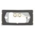 15406 by TRUCK-LITE - 15 Series Marker Light Mounting Bracket - For 15 Series Rectangular Shape Lights, 2 Screw Bracket Mount, Gray ABS