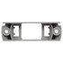 15733 by TRUCK-LITE - 15 Series Marker Light Mounting Bracket - For 15 Series Rectangular Shape Lights, 2 Screw Bracket Mount, Gray ABS