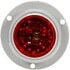 30066R by TRUCK-LITE - 30 Series, European Flush Mount, LED, Red Round, 3 Diode, Marker Clearance Light, ECE, Gray Polycarbonate Flush Mount, Fit 'N Forget M/C, Stripped End, 12 - 24V, Kit