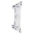 10727 by TRUCK-LITE - 10 Series Round Shape Lights Mounting Bracket - 2" / 2.5" in Diameter Lights, Ribs Back, Clear Polycarbonate, 2 Screw Bracket Mount