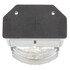 15011 by TRUCK-LITE - 15 Series License Plate Light - Incandescent, 1 Bulb, Rectangular, Gray Bracket Mount, 12V