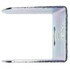 26723 by TRUCK-LITE - 26 Series License Plate Light Bracket - For Rectangular Shape Lights, Chrome Steel, 2 Screw