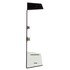 40810 by TRUCK-LITE - 40 Series Brake / Tail Light Bracket - 2 Screw Bracket Mount, For Rectangular Shape Lights, Black Steel, 4 in Diameter Lights