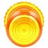 9719A by TRUCK-LITE - Signal-Stat Strobe Light Lens - Round, Yellow, Polycarbonate, Threaded Fit, For Strobes 92560, 92563