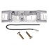 15401 by TRUCK-LITE - 15 Series Marker Light Mounting Bracket - For 15 Series Rectangular Shape Lights, 2 Screw Bracket Mount, Gray ABS
