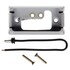 15406 by TRUCK-LITE - 15 Series Marker Light Mounting Bracket - For 15 Series Rectangular Shape Lights, 2 Screw Bracket Mount, Gray ABS