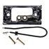 15407 by TRUCK-LITE - 15 Series Marker Light Mounting Bracket - For 15 Series Rectangular Shape Lights, 2 Screw Bracket Mount, Chrome ABS
