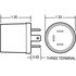 263 by TRUCK-LITE - Signal-Stat Flasher Module - 10 Light Electro-Mechanical, Plastic, 60-120fpm, 3 Blade Terminals, 12V