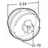 30375Y by TRUCK-LITE - 30 Series Marker Clearance Light - LED, Fit 'N Forget M/C Lamp Connection, 12v