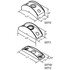 33711 by TRUCK-LITE - 33 Series Marker Light Mounting Bracket - For 33 Series Round Shape Lights, 2 Screw Bracket Mount, Gray ABS