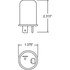536 by TRUCK-LITE - Signal-Stat Flasher Module - 6 Light Thermal, Aluminum, 2 Blade Terminals, 12V
