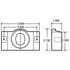 30403 by TRUCK-LITE - 30 Series Marker Light Mounting Bracket - For 30 Series Round Shape Lights, 2 Screw Bracket Mount, Clear Polycarbonate