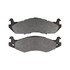 1000-0203M by MPA ELECTRICAL - Quality-Built Disc Brake Pad Set - Semi-Metallic