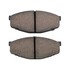 1000-0207C by MPA ELECTRICAL - Quality-Built Disc Brake Pad Set - Ceramic