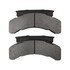 1000-0224M by MPA ELECTRICAL - Quality-Built Disc Brake Pad Set - Semi-Metallic