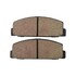 1000-0332M by MPA ELECTRICAL - Quality-Built Disc Brake Pad Set - Semi-Metallic