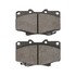 1000-0502M by MPA ELECTRICAL - Quality-Built Disc Brake Pad Set - Semi-Metallic