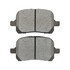 1000-0707M by MPA ELECTRICAL - Quality-Built Disc Brake Pad Set - Semi-Metallic