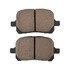 1000-0707C by MPA ELECTRICAL - Quality-Built Disc Brake Pad Set - Ceramic