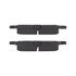 1000-0828M by MPA ELECTRICAL - Quality-Built Disc Brake Pad Set - Semi-Metallic