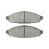 1000-0931M by MPA ELECTRICAL - Quality-Built Disc Brake Pad Set - Semi-Metallic