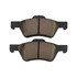 1000-1047C by MPA ELECTRICAL - Quality-Built Disc Brake Pad Set - Ceramic