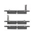 1000-1103M by MPA ELECTRICAL - Quality-Built Disc Brake Pad Set - Semi-Metallic