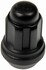 711-235C by DORMAN - Matte Black Acorn Nut Lock Set 1/2-20