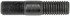 610-0382.25 by DORMAN - 9/16-18, 9/16-12 Double Ended Stud 0.563 In. - Knurl, 2.55 In. Length