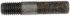 610-0388.25 by DORMAN - 5/8-18, 5/8-11 Double Ended Stud 0.625 In. - Knurl, 2.975 In. Length