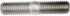 610-0419.10 by DORMAN - 3/4-10 Double Ended Stud 0.75 In. - Knurl, 3.49 In. Length