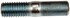 610-0445.5 by DORMAN - 5/8-18, 5/8-11 Double Ended Stud 0.625 In. - Knurl, 2.55 In. Length