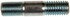 610-0471.10 by DORMAN - 9/16-18, 9/16-12 Double Ended Stud 0.563 In. - Knurl, 2.475 In. Length