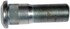 610-0635.10 by DORMAN - 1-1/8-16 Serrated Wheel Stud 1.235 In. - Knurl, 3.525 In. Length