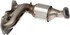 674-043 by DORMAN - Catalytic Converter with Integrated Exhaust Manifold - Not CARB Compliant, for 2011-2016 Toyota Sienna