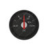 A22-71988-200 by FREIGHTLINER - Multi-Purpose Gauge - Turbo, Instrument Cluster Unit C, Black, Engine