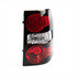 K30-1929R-US by DEPO - Tail Light, RH, Black Housing, Red/Clear Lens