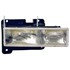332-1117R-AC by DEPO - Headlight, RH, Chrome Housing, Clear Lens, Composite Type, CAPA Certified