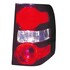 K30-1929R-US by DEPO - Tail Light, RH, Black Housing, Red/Clear Lens